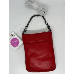 NWT AG AMALIA Gomez Flip Bag Italian Leather Crossbody MINI Bag Adjustable Chain